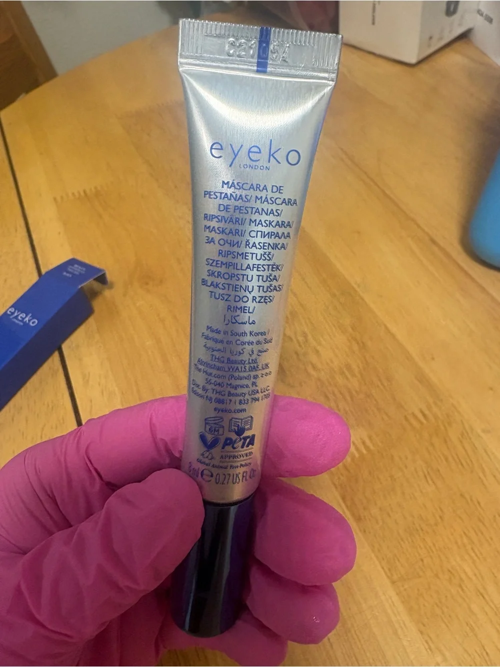 eyeko London Beach Waterproof Mascara - Volume & Lift~BLACK 8ML/.27oz , BNIB,New